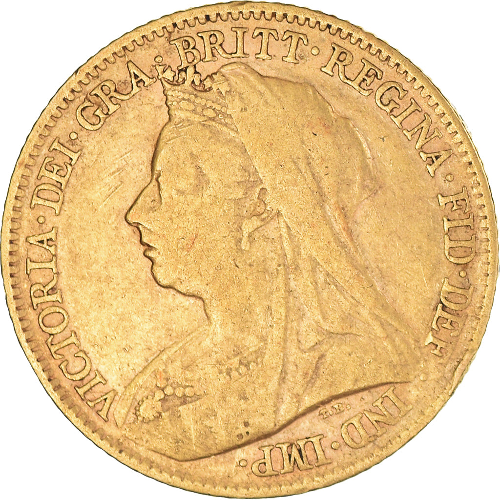 Coin, Great Britain, Victoria, 1/2 Sovereign, 1898, VF(30-35), Gold, KM:784