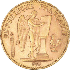Moneta, Francja, Génie, 20 Francs, 1895, Paris, AU(50-53), Złoto, KM:825