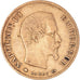 Coin, France, Napoleon III, 10 Francs, 1860, Strasbourg, EF(40-45), Gold