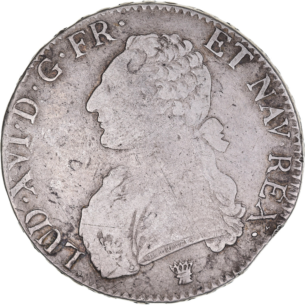 Moneta, Francja, Louis XVI, Écu aux branches d'olivier, Ecu, 1790, Limoges
