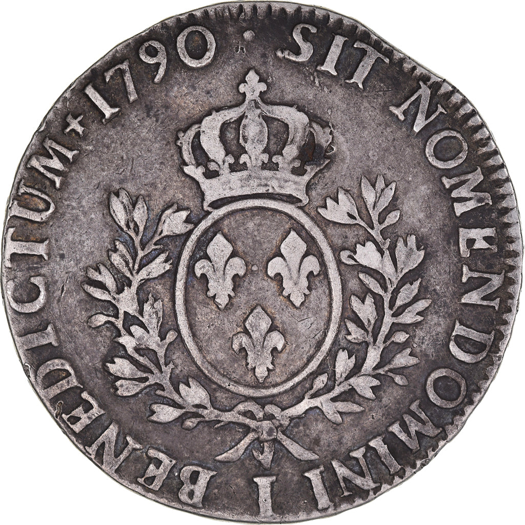 Moneta, Francja, Louis XVI, Écu aux branches d'olivier, Ecu, 1790, Limoges