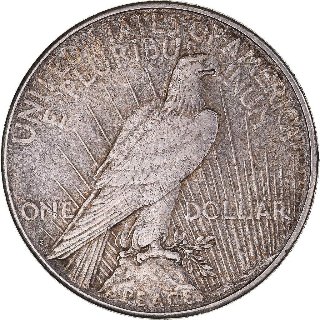Coin, United States, Peace Dollar, Dollar, 1923, U.S. Mint, San Francisco