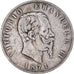 Monnaie, Italie, Vittorio Emanuele II, 5 Lire, 1871, Milan, TB+, Argent, KM:8.3