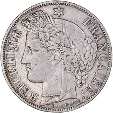 Coin, France, Cérès, 5 Francs, 1870, Bordeaux, VF(30-35), Silver, KM:818.2