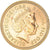 Coin, Great Britain, Elizabeth II, 1/2 Sovereign, 2001, AU(55-58), Gold, KM:1001