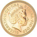 Coin, Great Britain, Elizabeth II, 1/2 Sovereign, 2001, AU(55-58), Gold, KM:1001