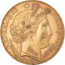 Monnaie, France, Cérès, 10 Francs, 1896, Paris, TTB+, Or, Gadoury:1016, KM:830