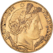 Moeda, França, Cérès, 10 Francs, 1899, Paris, AU(50-53), Dourado, KM:830