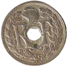FRANCE, 5 Centimes, 1927, EF(40-45), Cupro-nickel, Gadoury #170, 2.00