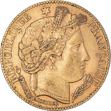 Coin, France, Cérès, 10 Francs, 1899, Paris, EF(40-45), Gold, KM:830