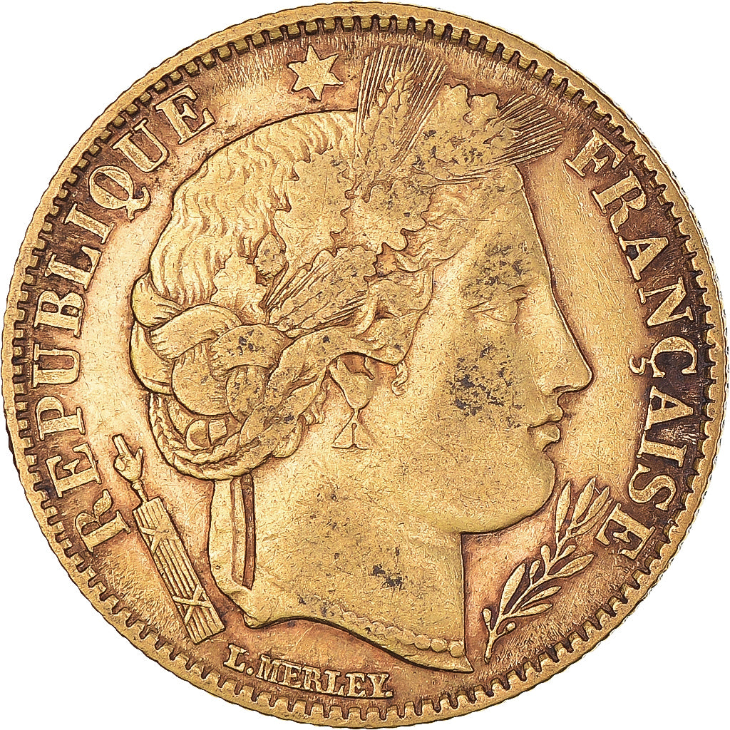 Coin, France, Cérès, 10 Francs, 1850, Paris, EF(40-45), Gold, KM:770
