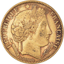 Coin, France, Cérès, 10 Francs, 1850, Paris, EF(40-45), Gold, KM:770