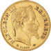 Moeda, França, Napoleon III, 10 Francs, 1868, Paris, EF(40-45), Dourado