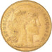Moeda, França, Marianne, 10 Francs, 1910, Paris, EF(40-45), Dourado, KM:846