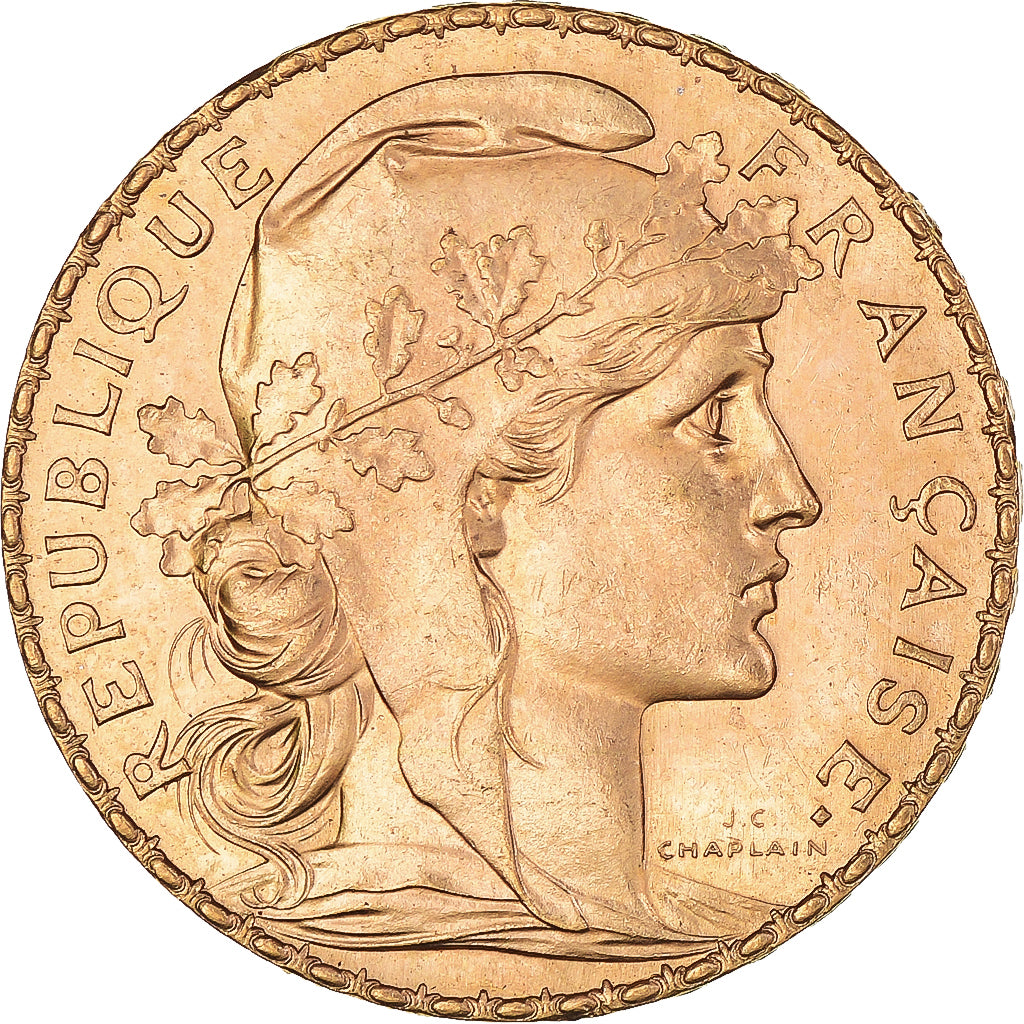 Monnaie, France, Marianne, 20 Francs, 1908, Paris, SUP+, Or, Gadoury:1064a