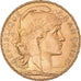 Munten, Frankrijk, Marianne, 20 Francs, 1909, Paris, PR, Goud, KM:857