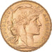 Moneda, Francia, Marianne, 20 Francs, 1909, Paris, EBC, Oro, KM:857