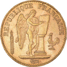 Coin, France, Génie, 20 Francs, 1891, Paris, EF(40-45), Gold, KM:825