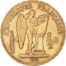 Moneta, Francja, Génie, 20 Francs, 1848, Paris, EF(40-45), Złoto, KM:757
