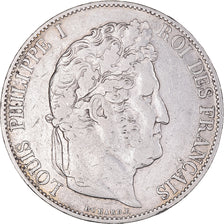 Coin, France, Louis-Philippe, 5 Francs, 1845, Paris, VF(20-25), Silver