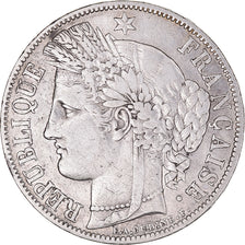 Coin, France, Cérès, 5 Francs, 1850, Paris, VF(30-35), Silver, KM:761.1