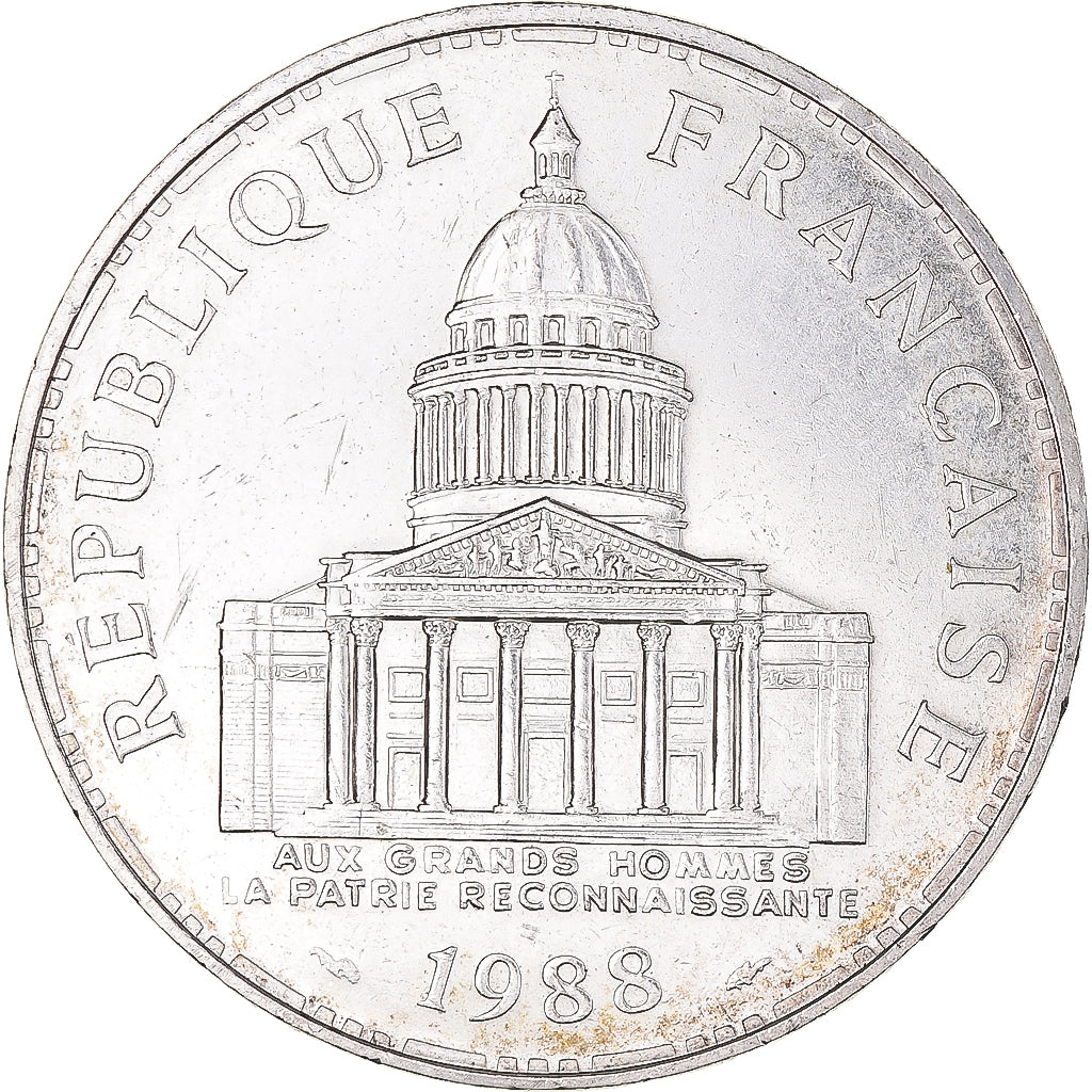 Monnaie, France, Panthéon, 100 Francs, 1988, Paris, TTB, Argent, Gadoury:898