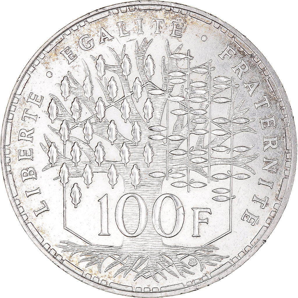 Monnaie, France, Panthéon, 100 Francs, 1988, Paris, TTB, Argent, Gadoury:898
