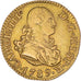 Coin, Spain, Charles IV, 1/2 Escudo, 1789, Madrid, EF(40-45), Gold, KM:433