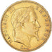 Francia, Napoleon III, 50 Francs, 1867 Paris, BB+, Oro, KM:804.1