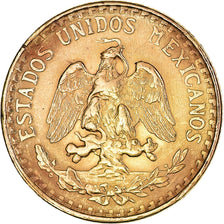 Coin, Mexico, 2 Pesos, 1945, Mexico City, MS(63), Gold, KM:461