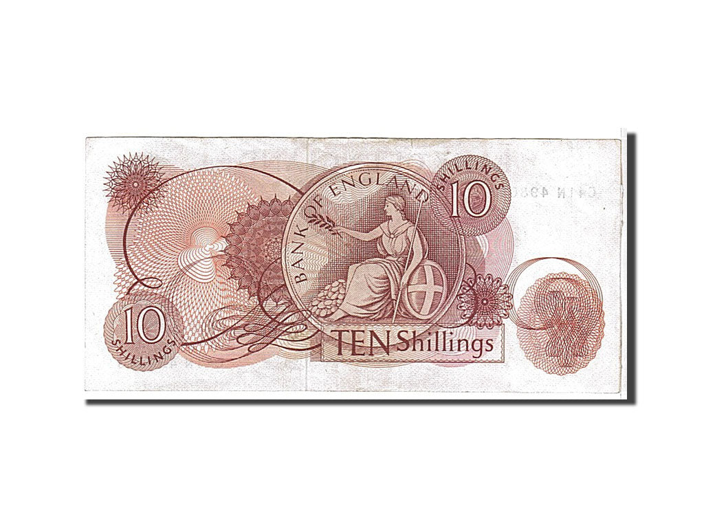 Great Britain, 10 Shillings, 1966, KM #373c, EF(40-45), C41N498013