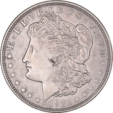 UNITED STATES, Morgan Dollar, Dollar, 1921, U.S. Mint, KM #110, AU(50-53),...
