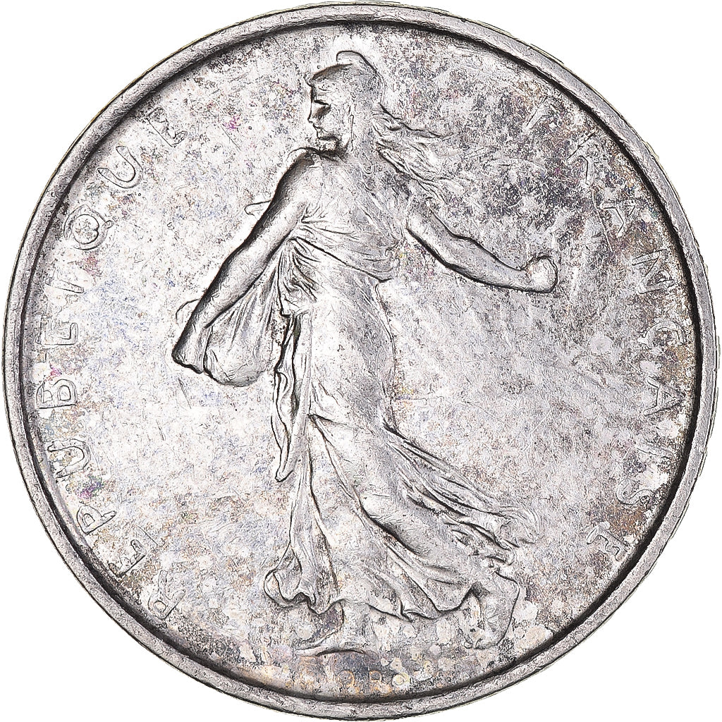 Coin, France, Semeuse, 5 Francs, 1968, AU(50-53), Silver, KM:926, Gadoury:770
