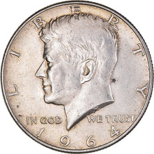 Coin, United States, Kennedy Half Dollar, Half Dollar, 1964, U.S. Mint
