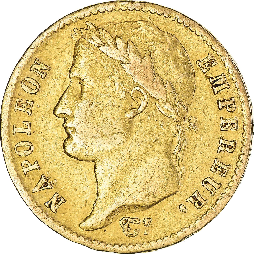 Munten, Frankrijk, Napoléon I, 20 Francs, 1810, Paris, ZF, Goud, KM:695.1