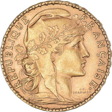 Monnaie, France, Marianne, 20 Francs, 1909, Paris, SUP, Or, Gadoury:1064a