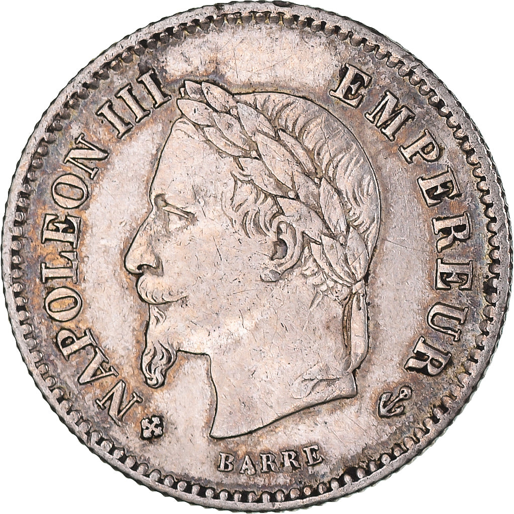 Coin, France, Napoleon III, Napoléon III, 20 Centimes, 1867, Strasbourg