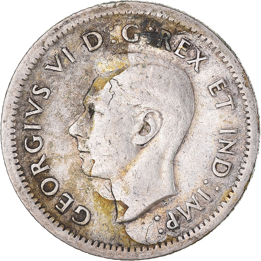 Coin, Canada, George VI, 10 Cents, 1938, Royal Canadian Mint, Ottawa, VF(30-35)