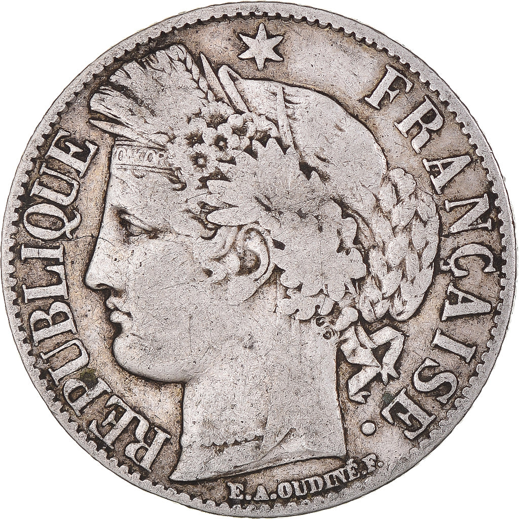 Monnaie, France, Cérès, Franc, 1888, Paris, TB+, Argent, Gadoury:465a