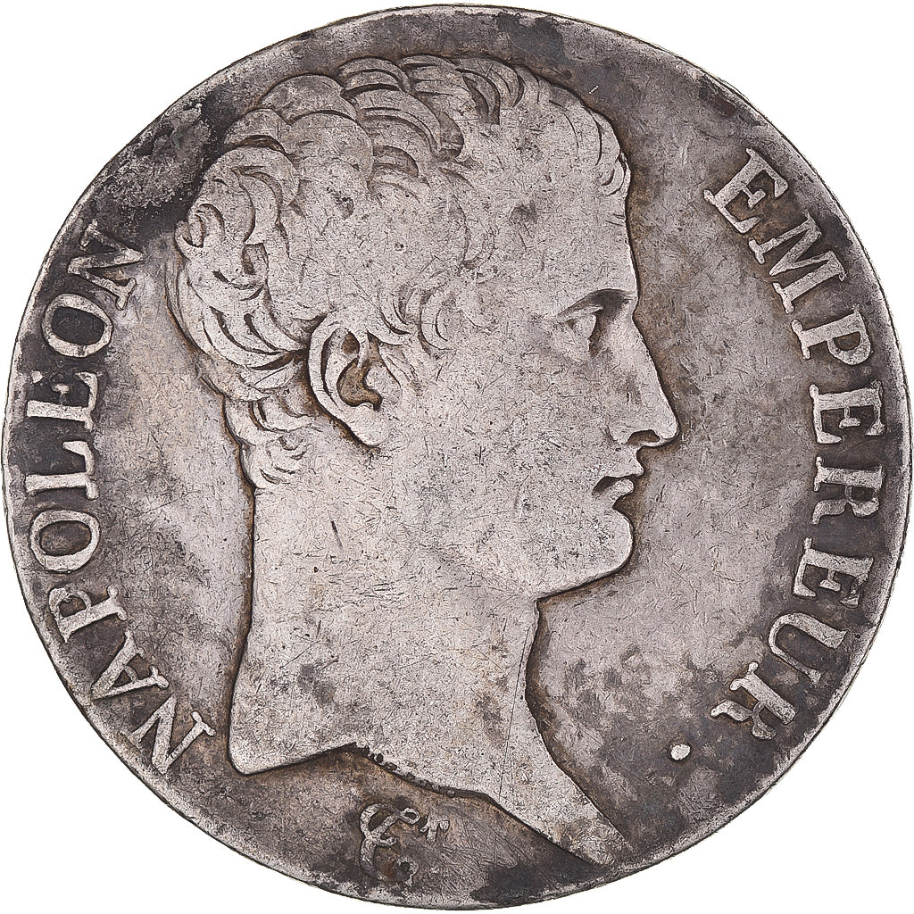 Munten, Frankrijk, Bonaparte Premier Consul, 5 Francs, AN 13, Perpignan, FR