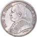 Coin, ITALIAN STATES, PAPAL STATES, Pius IX, 5 Lire, 1870, Rome, AU(50-53)