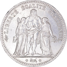Coin, France, Hercule, 5 Francs, 1876, Paris, AU(50-53), Silver, KM:820.1