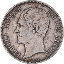 Coin, Belgium, Leopold I, 5 Francs, 5 Frank, 1851, VF(20-25), Silver, KM:17