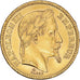 Moeda, França, Napoleon III, 20 Francs, 1866, Paris, AU(55-58), Dourado