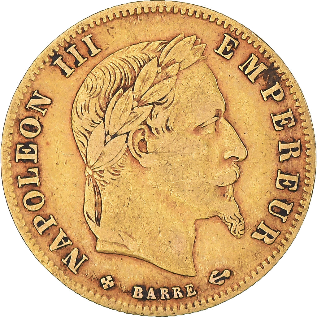 Monnaie, France, Napoleon III, 5 Francs, 1863, Strasbourg, TTB, Or