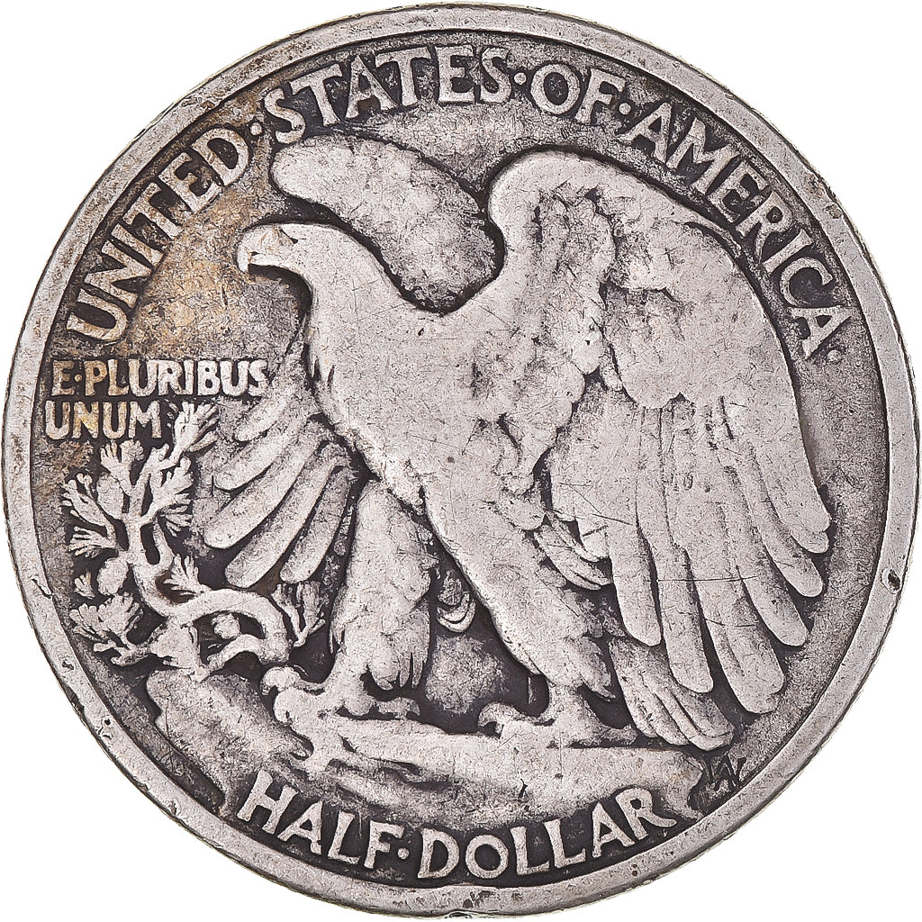 United States, Walking Liberty Half Dollar, 1936, Philadelphia, VF, KM:142