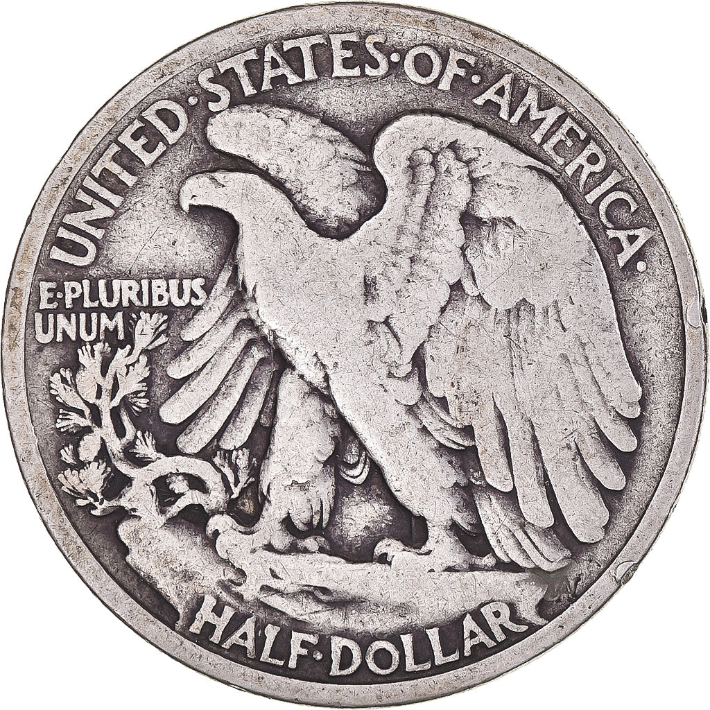 Coin, United States, Walking Liberty Half Dollar, Half Dollar, 1935, U.S. Mint