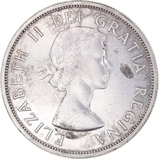 Moeda, Canadá, Elizabeth II, Dollar, 1963, Royal Canadian Mint, Ottawa