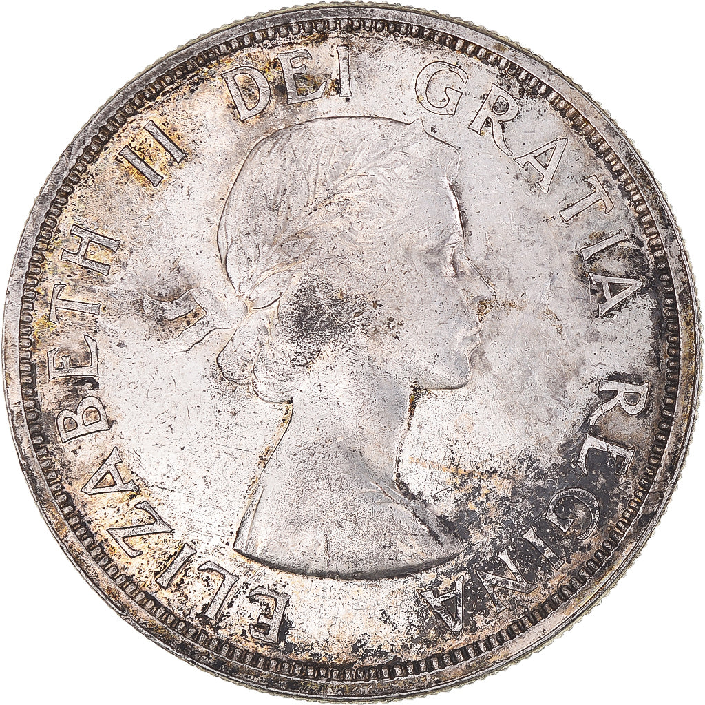 Coin, Canada, Elizabeth II, Dollar, 1962, Royal Canadian Mint, Ottawa