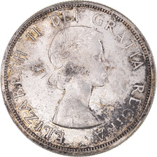 Coin, Canada, Elizabeth II, Dollar, 1962, Royal Canadian Mint, Ottawa